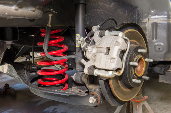 Suspension and steering work